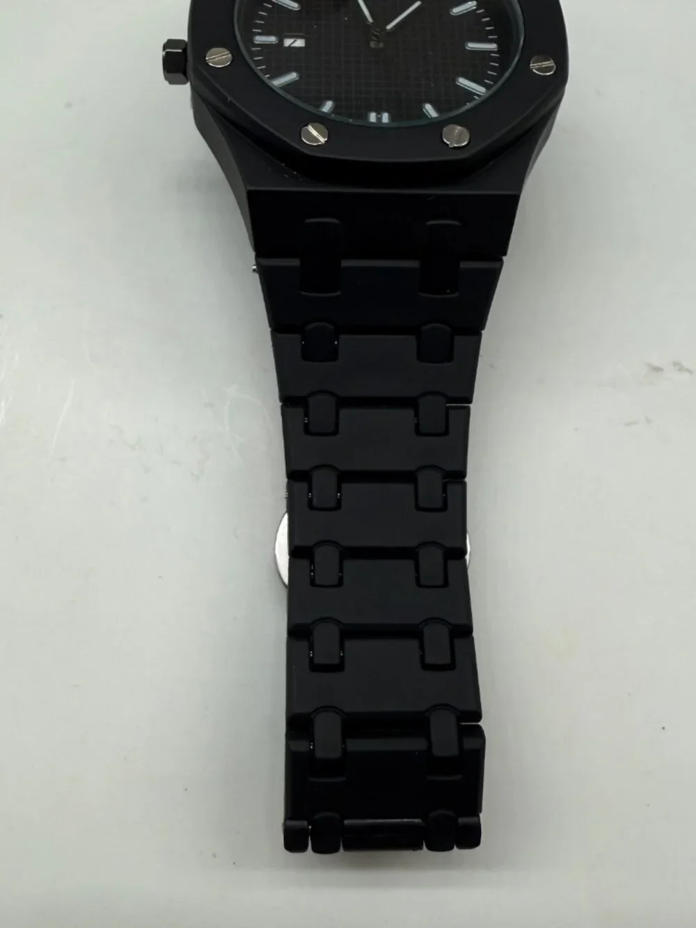 Lorinco AP-RP Men's Unisex Black 43mm Quartz Day Date Watch NEW NO BOX